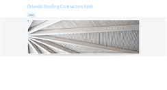 Desktop Screenshot of orlandoroofingcontractorsweb.weebly.com