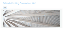 Tablet Screenshot of orlandoroofingcontractorsweb.weebly.com