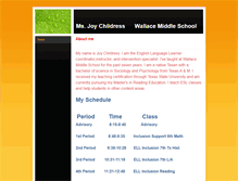 Tablet Screenshot of mschildress.weebly.com