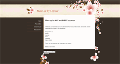 Desktop Screenshot of makeupbycrystal.weebly.com