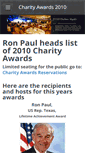 Mobile Screenshot of charityawards2010.weebly.com