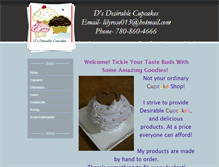 Tablet Screenshot of dsdesirablecupcakes.weebly.com