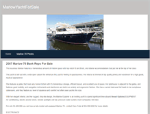 Tablet Screenshot of marlowyachtforsale.weebly.com