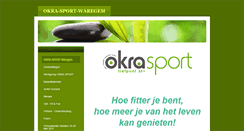 Desktop Screenshot of okra-sport-waregem.weebly.com