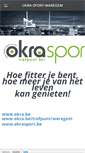 Mobile Screenshot of okra-sport-waregem.weebly.com