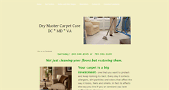 Desktop Screenshot of drymastercarpetcaredc.weebly.com