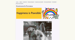 Desktop Screenshot of happinessispawsible.weebly.com