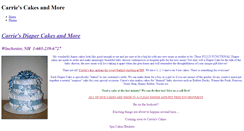 Desktop Screenshot of carriesdiapercakes.weebly.com