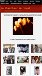Mobile Screenshot of lechercheurspirituel.weebly.com