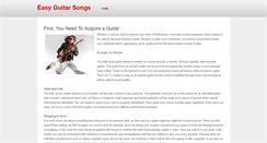 Desktop Screenshot of easy-guitar-songs-4-beginners.weebly.com