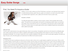 Tablet Screenshot of easy-guitar-songs-4-beginners.weebly.com