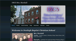 Desktop Screenshot of dbcsmarshall.weebly.com