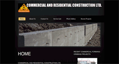 Desktop Screenshot of constructioncrcltd.weebly.com