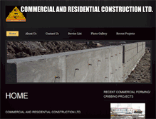 Tablet Screenshot of constructioncrcltd.weebly.com