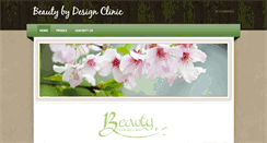 Desktop Screenshot of beautybydesignclinic.weebly.com