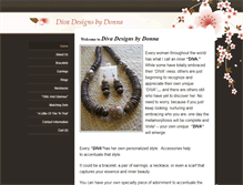 Tablet Screenshot of divadesignsbydonna.weebly.com