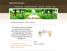 Tablet Screenshot of honeygirlcupcakes.weebly.com