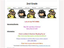 Tablet Screenshot of mrssextonsecondgrade.weebly.com
