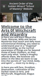 Mobile Screenshot of ancientschoolofthearts.weebly.com