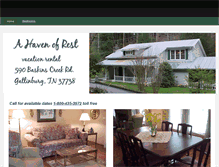 Tablet Screenshot of ahavenofrest.weebly.com