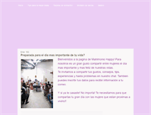 Tablet Screenshot of matrimoniohappy.weebly.com