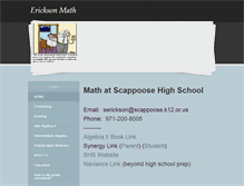 Tablet Screenshot of ericksonmath.weebly.com