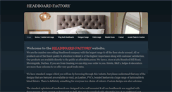 Desktop Screenshot of headboardfactory.weebly.com