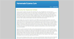 Desktop Screenshot of homemadeeczemacure.weebly.com