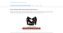 Desktop Screenshot of footwearforwomenyq.weebly.com