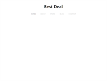 Tablet Screenshot of bestdeal.weebly.com