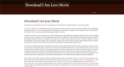 Desktop Screenshot of download-iamlove-movie.weebly.com