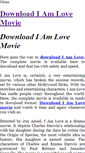 Mobile Screenshot of download-iamlove-movie.weebly.com