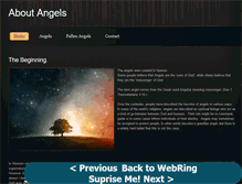 Tablet Screenshot of aboutangels.weebly.com