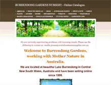Tablet Screenshot of burrendonggardens.weebly.com