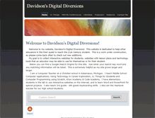 Tablet Screenshot of davidsonsdigitaldiversions.weebly.com