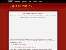 Tablet Screenshot of inspiredfusionif.weebly.com