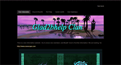 Desktop Screenshot of glad2bhelpclan.weebly.com