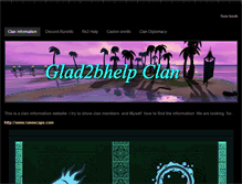 Tablet Screenshot of glad2bhelpclan.weebly.com