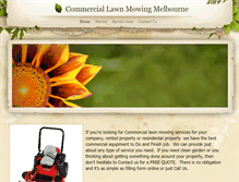 Tablet Screenshot of commerciallawnmowingmelbourne.weebly.com