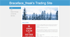 Desktop Screenshot of bracefacefreaktradingsite.weebly.com