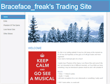Tablet Screenshot of bracefacefreaktradingsite.weebly.com