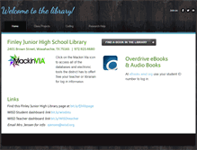 Tablet Screenshot of mylibrarylady.weebly.com