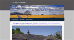 Desktop Screenshot of choices-for-you.weebly.com