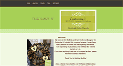 Desktop Screenshot of customizeit4u.weebly.com