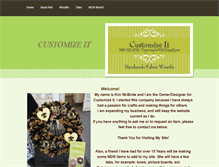 Tablet Screenshot of customizeit4u.weebly.com