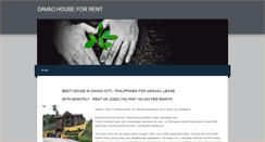 Desktop Screenshot of davaohouse.weebly.com