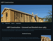 Tablet Screenshot of abfconstruction.weebly.com