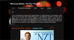 Desktop Screenshot of moroccanatheist.weebly.com