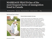 Tablet Screenshot of marriagefraudcanada.weebly.com