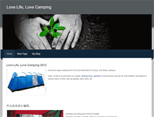 Tablet Screenshot of lovecampingtent.weebly.com